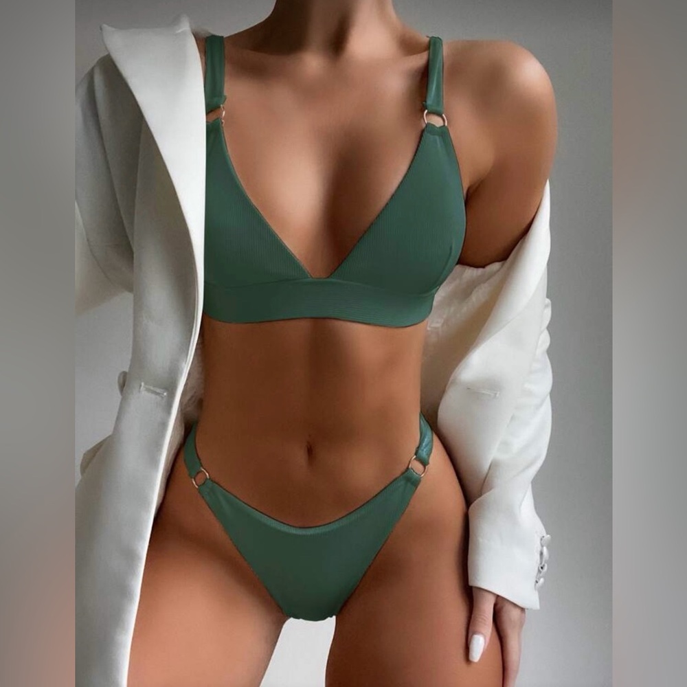 SHEIN Olive Bikini Set